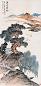 郑午昌 乙酉(1945年)作 溪堂诗约 立轴 设色纸本