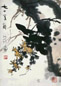 谢之光 菊花 立轴 纸本