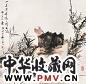 田世光 甲子(1984年)作 花鸟 立轴 设色纸本