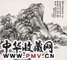 吴待秋 1928年作 烟浮远岫 立轴 水墨纸本