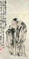 黄慎 人物 立轴 设色纸本