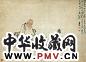 黄慎 清 抚琴图 轴
