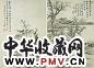 溥伒 现代 临王翚山水 册页(8开选2)