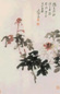 近现代 张大千 国色天香 轴