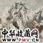 黄秋园 深山楼阁图 镜心
