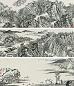 黄秋园 1976年 溪山无尽图卷 手卷 水墨纸本