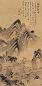 黎简 甲辰(1784年)作 红棉碧嶂 立轴 设色纸本 黎简 甲辰(1784年)作 红棉碧嶂 立轴 设色纸本