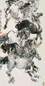 近现代 刘勃舒 奔马图 镜心