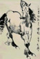 近现代 刘勃舒 奔马 镜片