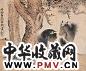 殷梓湘 吴宏 松荫骏马 立轴 设色纸本
