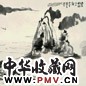 梁崎 山水 镜心 水墨纸本