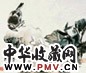 梁崎 花鸟 镜心 纸本
