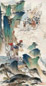 蔡鹤汀 壬午(1942年)作 大富贵亦寿考 立轴 设色纸本