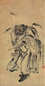 张敔 钟馗 立轴 设色纸本