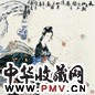 冯远 抚琴图 立轴 设色纸本