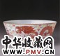 清宣统 粉彩龙凤纹大碗