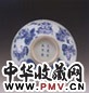 清宣统 青花八仙碗