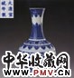 清宣统 青花缠枝莲纹赏瓶