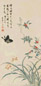 王文治 花蝶 镜心 纸本