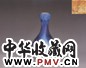 清乾隆 窑变釉蒜头瓶