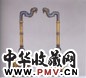 清乾隆 铜胎掐丝珐琅太平有象灯座(1对)