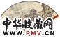 黄均 蓬莱仙境 成扇 设色纸本