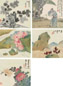 改琦 绘画集珍 册页(12开选5) 设色绢本