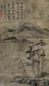 查士标 山水 立轴 纸本