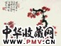 周怀民 红梅 镜心 设色