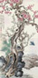 王师子 罗浮青鸟图 立轴 设色纸本