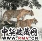 方楚雄 1999年作 双虎图 镜心 设色纸本