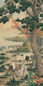 郎世宁 八骏图 立轴 设色纸本