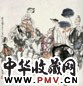 施大畏 1993年作 游春图 立轴 设色纸本
