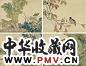 任熊 1850年 人物山水花鸟 册页(20开选8) 设色绢本