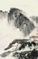 秦岭云 1978年作 松山云海 立轴 设色纸本