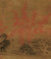 项圣谟 竹林高士 镜心 设色绢本
