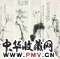 霍春阳 癸未(2003年)作 四时花卉 六屏 设色纸本