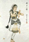 当代 阿老 南亚之舞 镜心