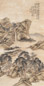 顾颐 丁未(1907年)作 山水 中堂 设色纸本