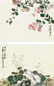 沈焯 花卉草虫(2件) 镜心 设色纸本