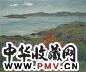 周碧初 1962年作 海边初秋 布面油彩