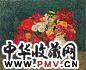 周碧初 1961年作 争艳 油画画布