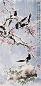 康宁 甲申(2004年)作 四喜图 立轴 设色纸本