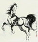 尹瘦石 马 镜心 纸本