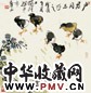 黄独峰 群鸡 立轴 设色纸本