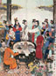戴敦邦 己未(1979年)作 红楼梦·菊花会 镜框 设色纸本