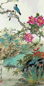 田镛 花鸟 立轴 设色纸本
