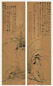顾莼 嘉庆丙寅(1806年)作 兰蕙图 镜心(2幅) 纸本设色
