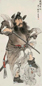 徐祥 1891年作 终南山进士图 立轴 设色纸本