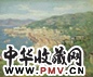 余本 1950年 香港风光 木板油画